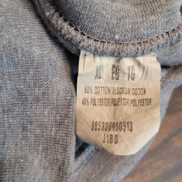 Fruit Of The Loom Dragon Fly Sweatshirt XL Heathered Gray Stretch - Picture 6 of 10